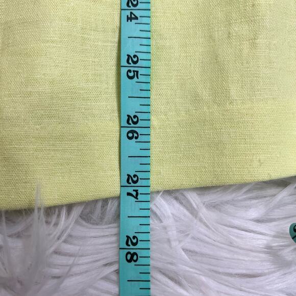 Apt 9 Light Neon Green Linen Blazer Size Medium - Picture 10 of 11